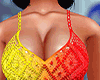 🔥Flame Crochet dress