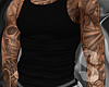 Blk Tank Top/Tats