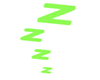 Sleep Zzz green
