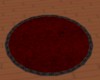 red roung rug