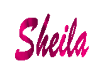 Sheila Name Sign