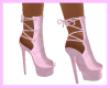Pink Purple Laced Heels