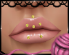 Gold Lip Piercing v1