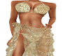 Magnolias Gold Sarong