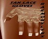 TAN LACE GLOVES