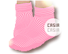 Flat Socks Pink