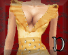 Burlesque golden dress