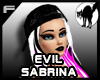 Evil Sabrina trash hair