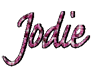 Pink Jodie Glitter Name
