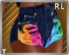 Rainbow Mini Shorts RL