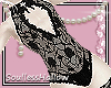 femboy lace GA black