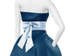 [JD] Bow Dress Ice Blue
