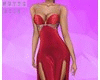 Satin red gown [F]