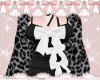 Leopard bow dress
