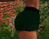 Dark Green Jean Skirt