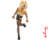 -H- Black shoes/Stocking