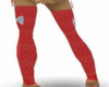 red Santa's stockings