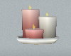 Three Pillar Candles