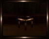 ! Leather Wood End table