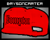 Red Bompton Snapback