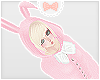 bunny suit! pink