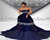 XMas Elegant Gown Blu XL