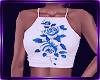 blue rose top