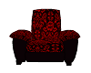 RED GOTH RECLINER