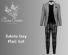 Dakota Grey Plaid Suit