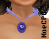 purple necklace