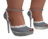Fontaine Gray/Wht Heels