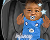 Baby Ethan in carseat