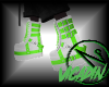 White & Green Stompers