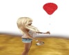 Cami red bday balloon