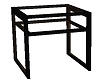 BLACK GLASS END TABLES