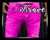 [K] Pink Mens Shorts