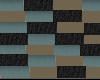 RUG TEAL,BLK,TAUPE