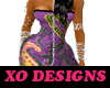 {XO} Ecko Purple Dress