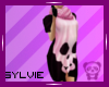 *S* Pink Skull Sweater