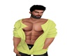 Yello Stripped Open Shir