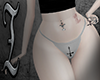 𝔗 grey cross bikini