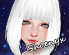 S|Short white hair