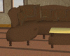 Brown stylish couch