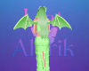 Tink Green Demon Wings