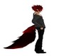 Red&black wolf tail M/F