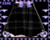 KID Black Plaid Skirt