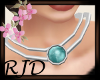 Teal Gem Necklace