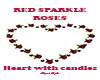 Red Rose Sparkle Heart