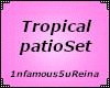 Tropical PatioSet