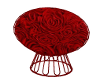 Red rose cuddle chair